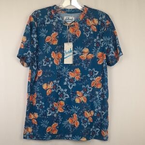 Fresh Prints Of Bel Air Tropical Flower Short Sleeve Shirt